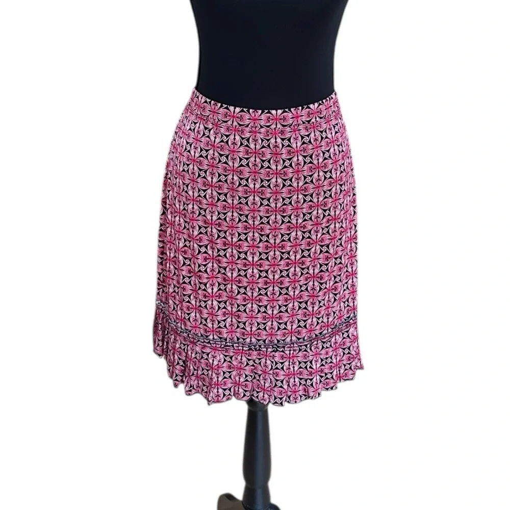 Max Studio Ruffled Hem Skirt EUC Size L